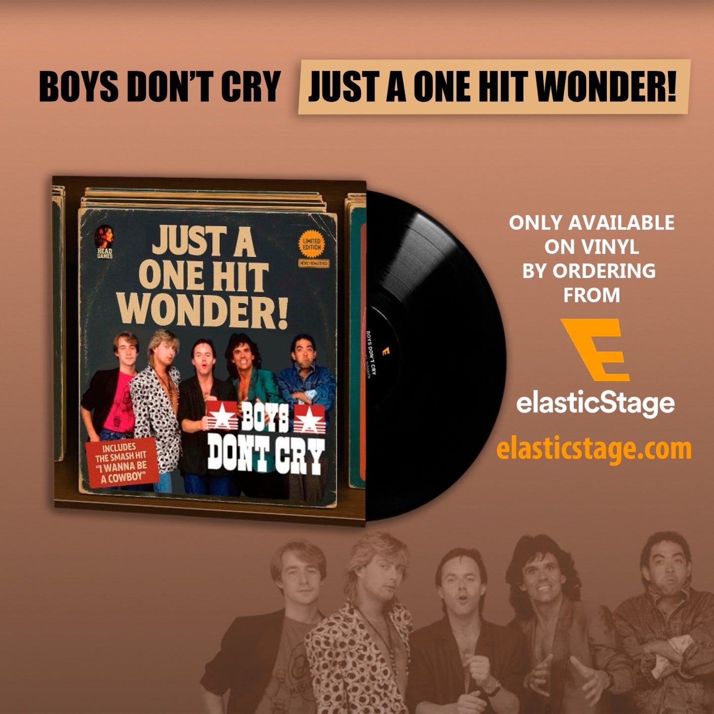 12 INCH VINYL ON DEMAND- BOYS DON'T CRY - NEW WAVE GIANTS