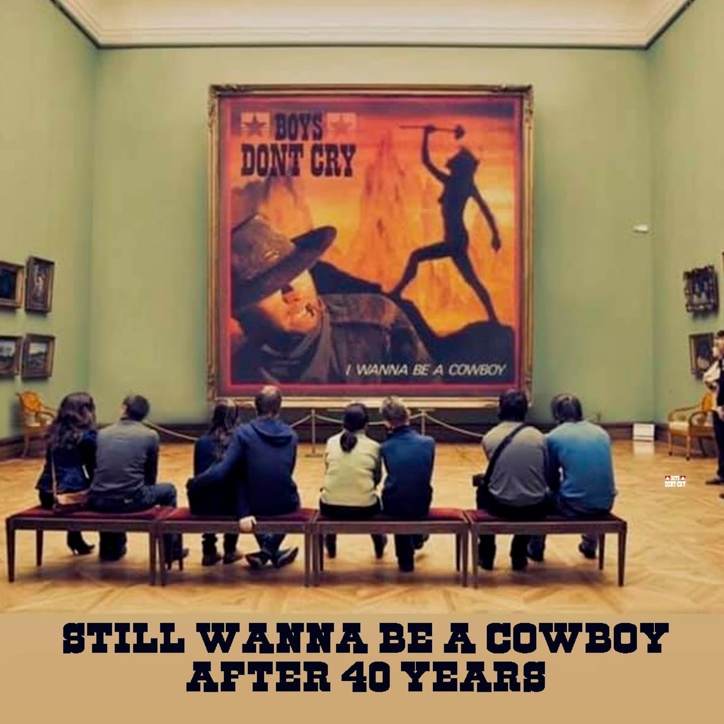 happy 40th birthday I wanna be a cowboy on cd